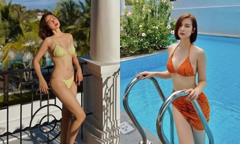 Nữ chính 'Thương ngày nắng về' đốt mắt khán giả với loạt bikini siêu bé khoe vòng 1 cực đỉnh