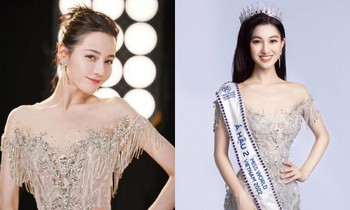 Ngắm bộ váy có lai lịch đặc biệt mà Á hậu Phương Nhi mặc đụng hàng Địch Lệ Nhiệt Ba
