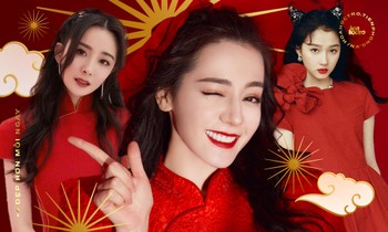 Sao C-Biz diện đồ đỏ đón Tết: Nhiệt Ba, Dương Mịch hay Quan Hiểu Đồng xứng danh “công chúa”?