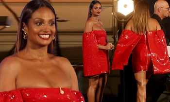 Mới sinh 2 tháng, nữ giám khảo America's Got Talent diện váy bó ‘bức tử’ vòng 1