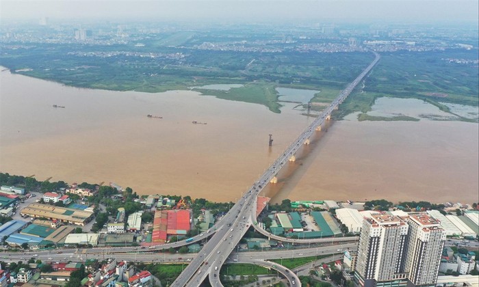 Hà Nội xác định sông Hồng là trục cảnh quan trung tâm thành phố trong tương lai Ảnh: PV