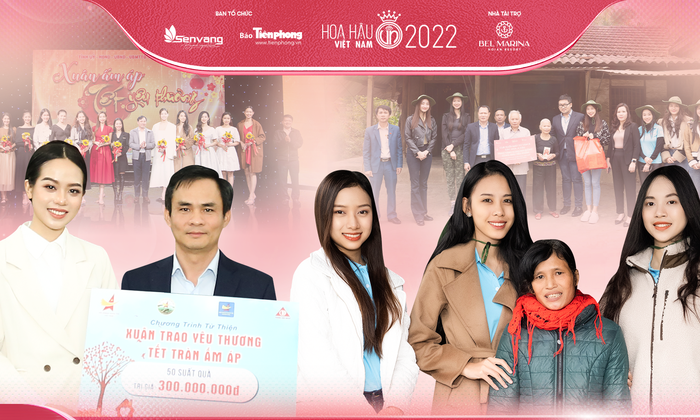 Hành trình của những trái tim ấm áp mang hơi thở 'Hoa hậu Việt Nam 2022'