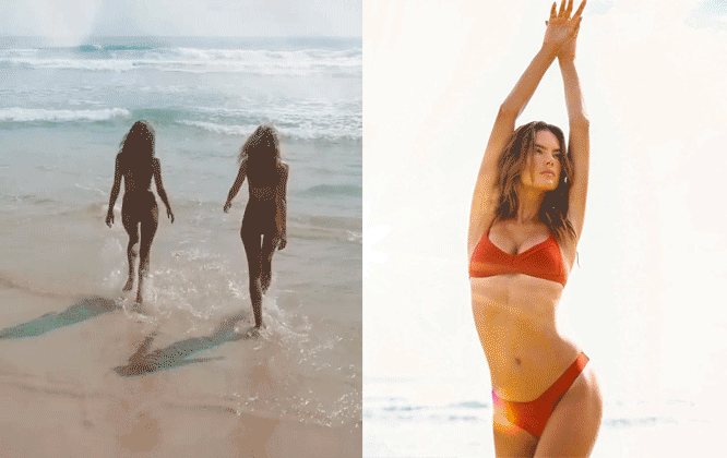 Alessandra Ambrosio tung ảnh bikini 'bỏng rẫy' mừng ngày Galentine