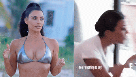 Kim Kardashian gây sốc vì đấm thẳng mặt chị gái trên truyền hình