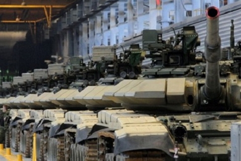 Dây chuyền lắp ráp xe tăng T-90 cho Iraq tại Nhà máy UralVagonZavod