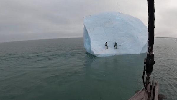 Hai nhà thám hiểm rơi xuống biển ở Bắc Cực