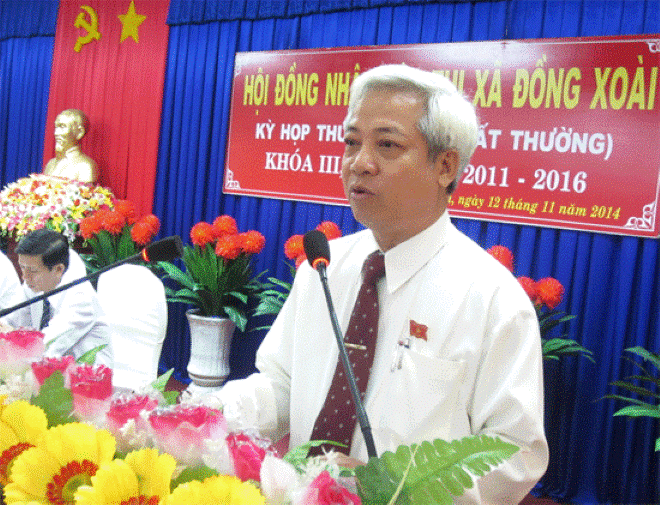 Ông Vương Đức Lâm, nguyên Chủ tịch TP Đồng Xoài bị kỷ luật