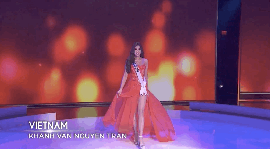 Ngắm Hoa hậu Khánh Vân xinh đẹp xuất sắc trong các phần thi của đêm Bán kết Miss Universe