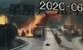 Trung Quốc: Thêm video cảnh xe bồn phát nổ, thương vong tăng lên gần 200 người