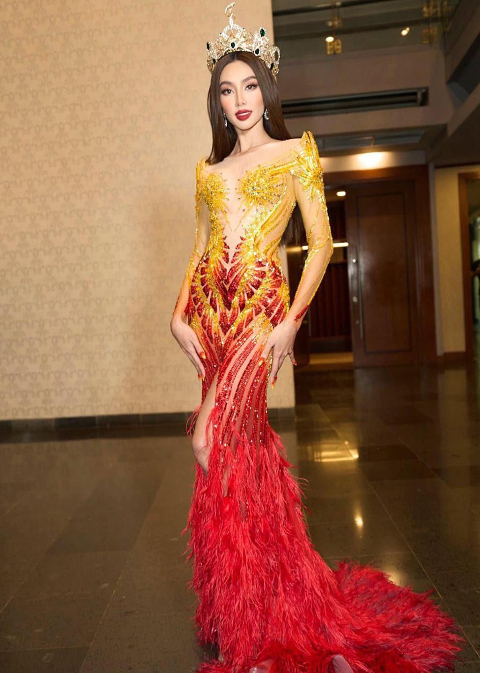 CHÍNH THỨC Thuỳ Tiên công bố váy dạ hội trình diễn trong đêm chung kết  Miss Grand 2021  Sao việt  Việt Giải Trí