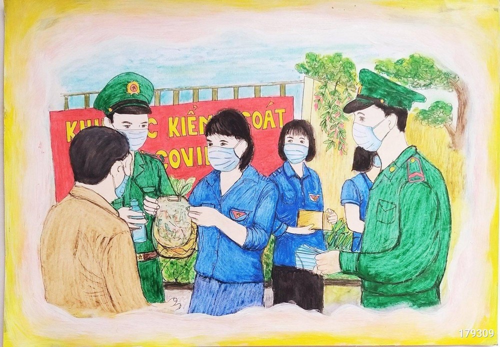 Vẽ Tranh Đoàn Thanh Niên Cộng Sản Hồ Chí Minh Đẹp Sinh Động