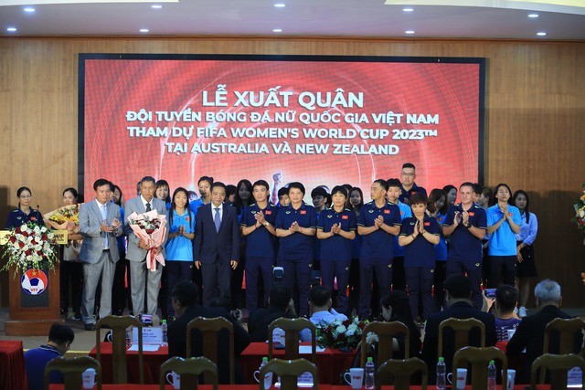 Đội tuyển bóng đá nữ xuất quân, nhận thưởng tiền tỷ trước khi dự World Cup 2023 ảnh 1