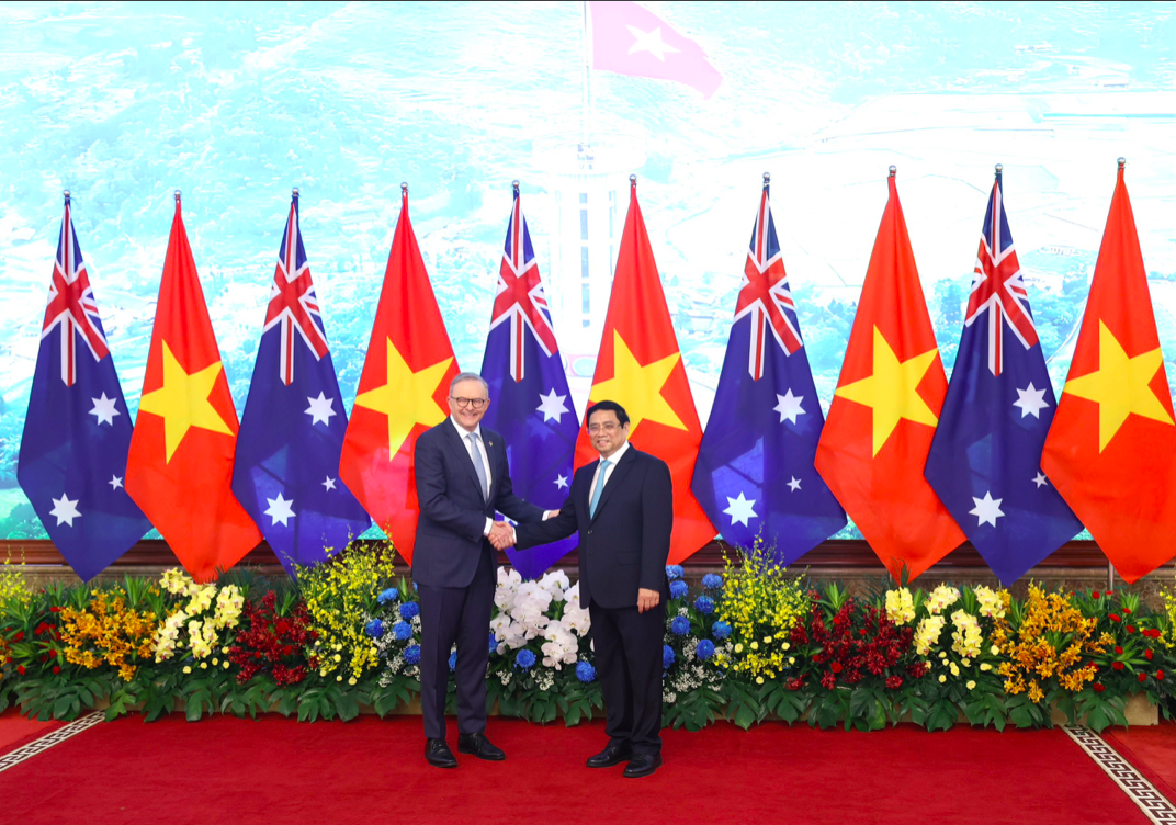 Thủ tướng Phạm Minh Chính chủ trì lễ đón Thủ tướng Úc Anthony Albanese ảnh 8