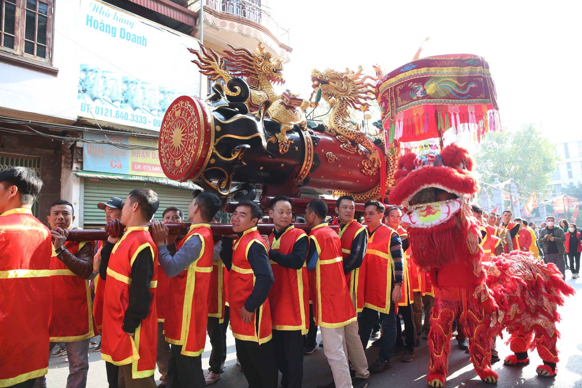 Tưng bừng lễ hội rước pháo khổng lồ ở làng Đồng Kỵ ảnh 3