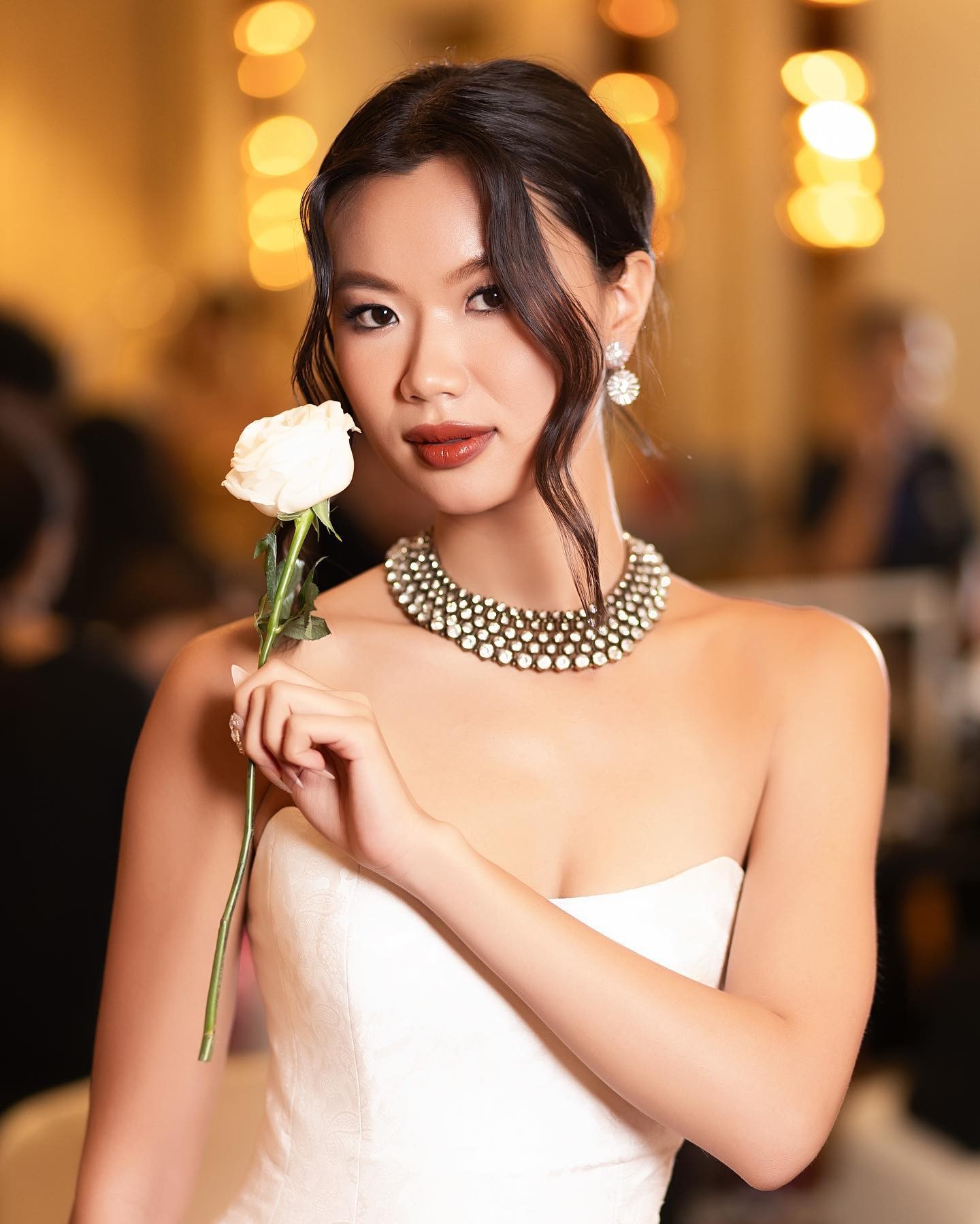 Nhan sắc người đẹp có khối u trong ngực giành ngôi Á hậu 2 Miss Universe Vietnam ảnh 10