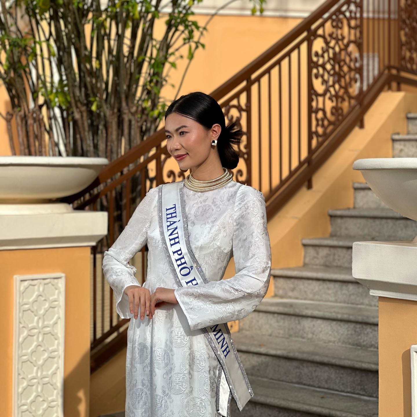 Nhan sắc người đẹp có khối u trong ngực giành ngôi Á hậu 2 Miss Universe Vietnam ảnh 12