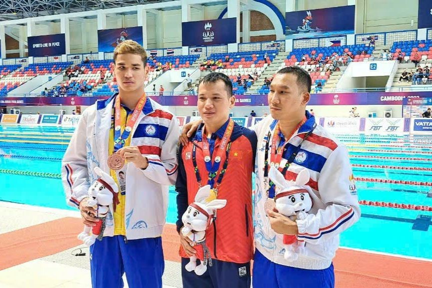 VĐV bơi lội khiếm thị Nguyễn Văn Hanh: 'Không thể nhìn, nhưng tôi vẫn đi đúng hướng' ảnh 10