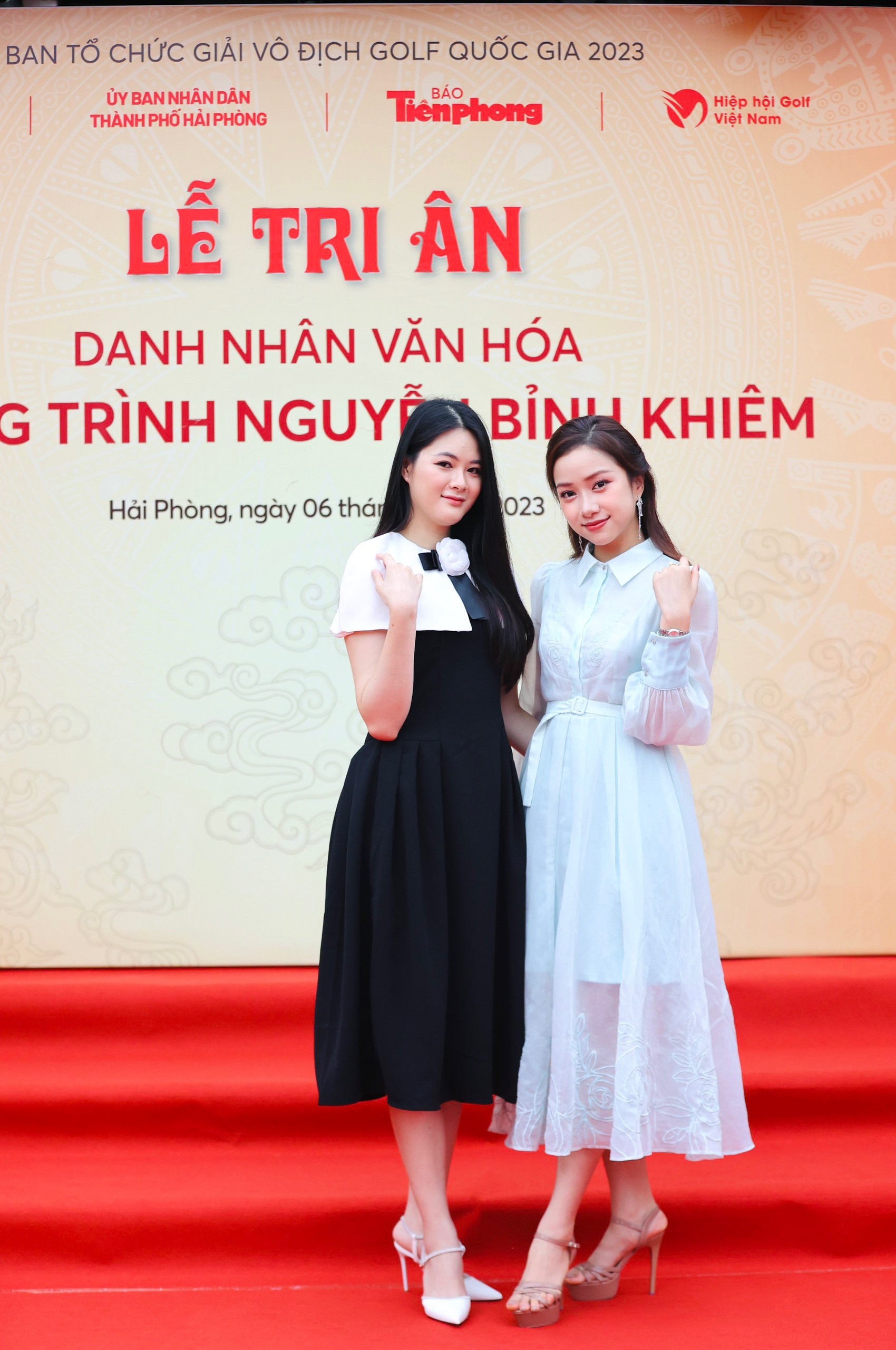 Người đẹp Ngọc Mai, Hoài Ngọc rạng rỡ đồng hành cùng Giải Vô địch Golf Quốc gia ảnh 1