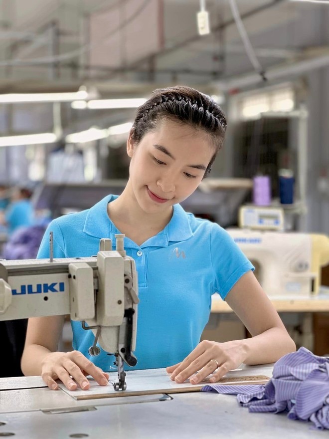 Hình ảnh ngoài đời của cô công nhân may Hoài 'Làng trong phố' ảnh 3