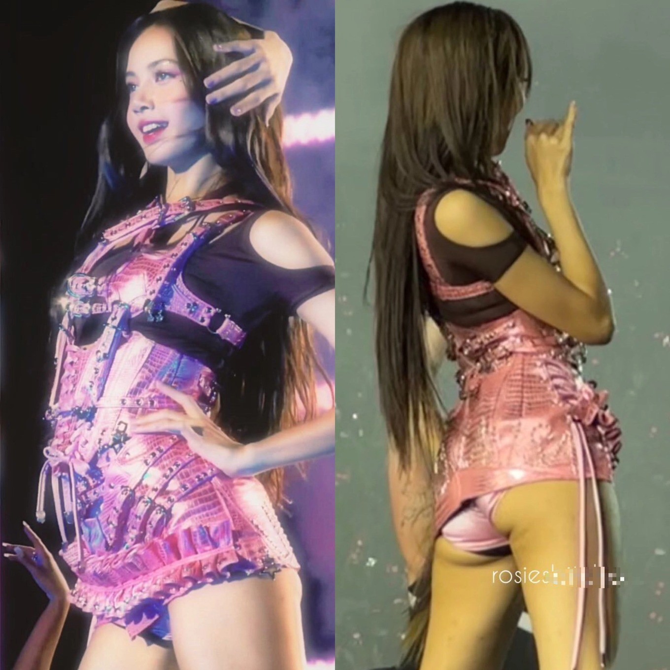 Trang phục biểu diễn siêu ngắn của BlackPink ảnh 1