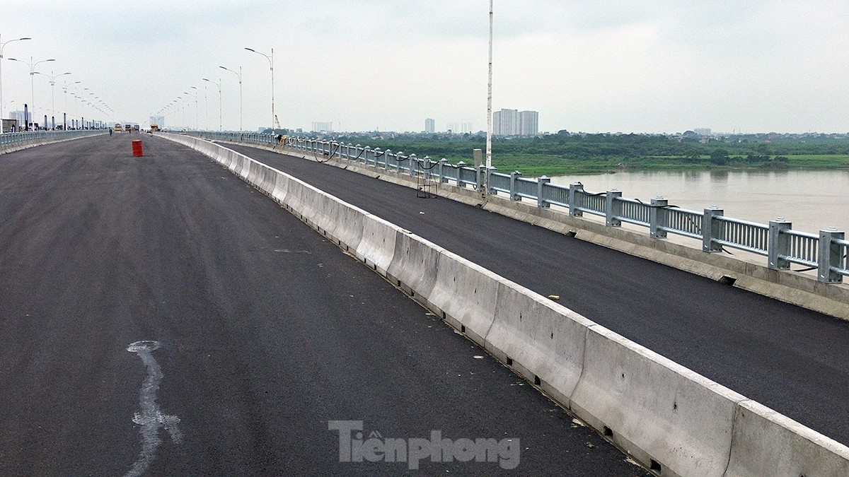 Toàn cảnh tăng tốc thi công cầu hơn 2.500 tỷ đồng vượt sông Hồng ảnh 13