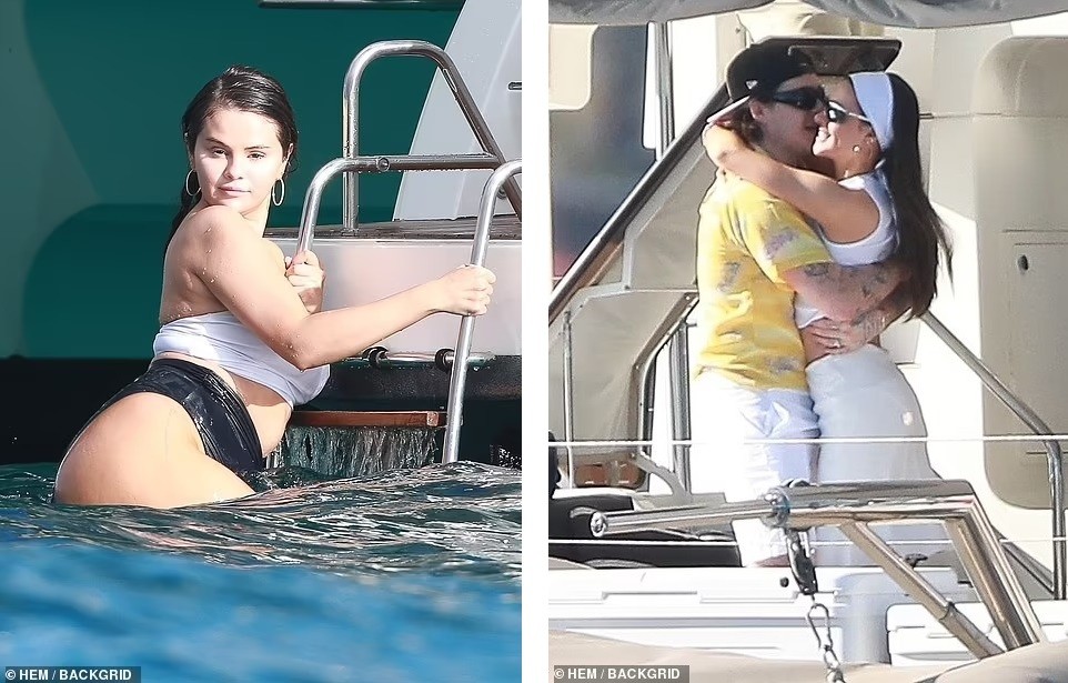 Selena Gomez cùng vợ chồng Brooklyn Beckham mở tiệc bikini ảnh 1