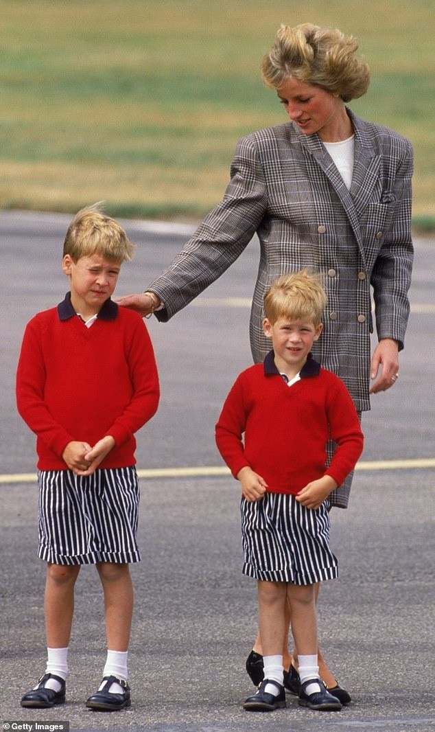 Cách Công nương Diana thể hiện tình yêu với William và Harry ảnh 1