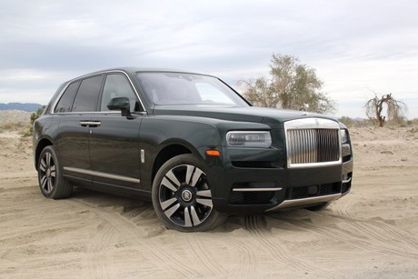 RollsRoyce Cullinan takes on rough roads with pace grace and luxury