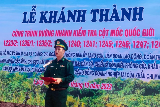 Công trình thắm tình quân dân trên biên giới Lạng Sơn ảnh 2