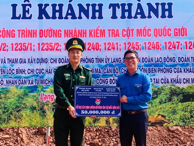 Công trình thắm tình quân dân trên biên giới Lạng Sơn ảnh 4