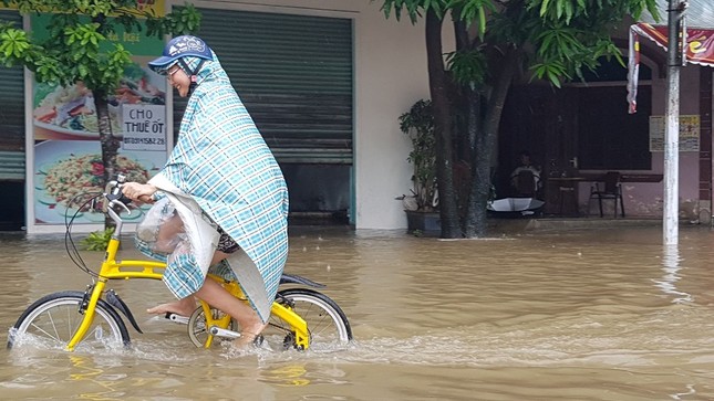 TP Vinh: Mưa lớn kéo dài, phố bỗng hóa thành 'sông' ảnh 6