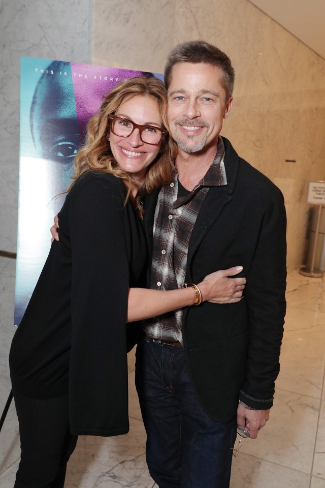 Brad Pitt rạng ngời tươi tắn bên ‘người đàn bà đẹp’ Julia Roberts ảnh 2