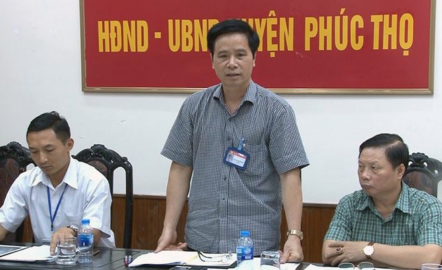 Vì sao Bí thư huyện Phúc Thọ bị cách các chức vụ trong Đảng? ảnh 1