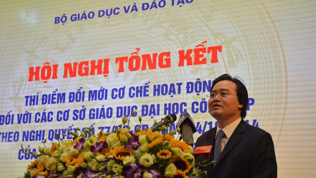 Bộ trưởng Phùng Xuân Nhạ: Tự chủ đại học còn hạn chế ảnh 1
