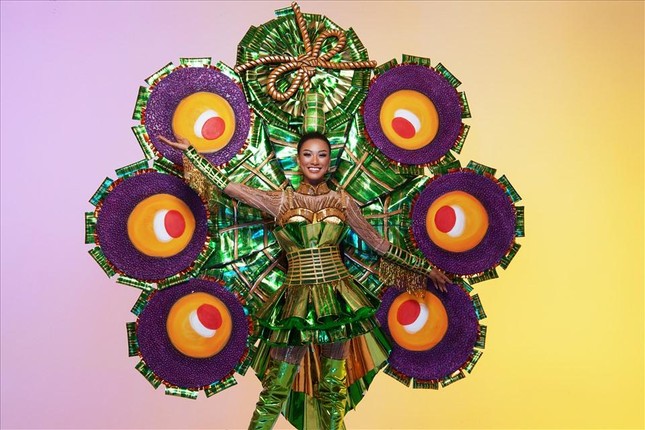 Những trang phục dân tộc độc đáo mà mỹ nhân Việt mang tới đấu trường sắc đẹp quốc tế 2021 ảnh 8