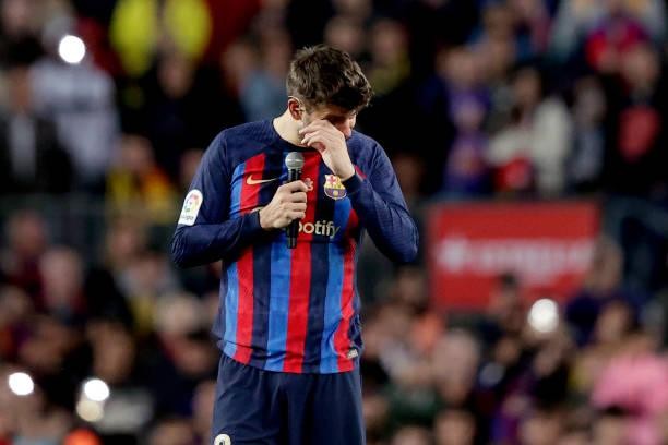 Pique sobbed during the farewell match against Barcelona photo 5