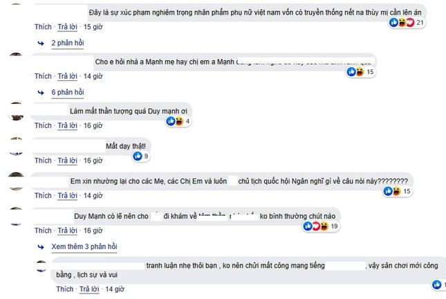 Dân mạng 'dậy sóng' vì cho rằng Duy Mạnh phát ngôn xúc phạm phụ nữ Việt ảnh 3