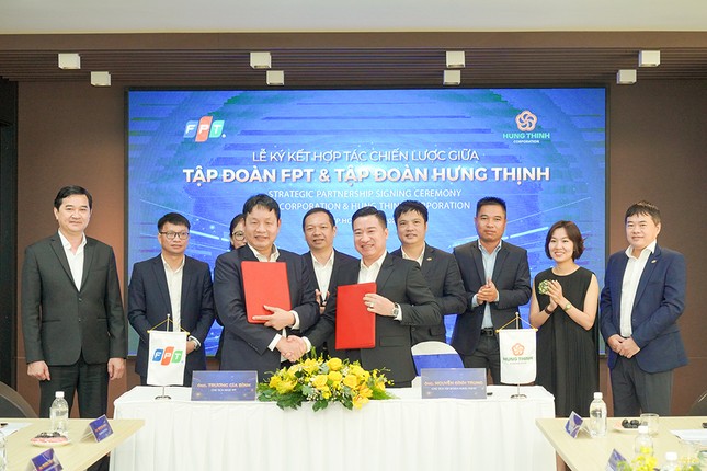 Tập đoàn Hưng Thịnh ký kết hợp tác chiến lược cùng Tập đoàn FPT ảnh 1