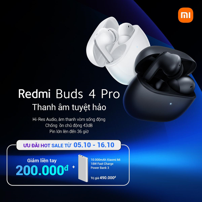 Đắm chìm vào âm điệu cùng Redmi Buds 4 Series rất phù hợp cho người dùng trẻ năng động ảnh 3