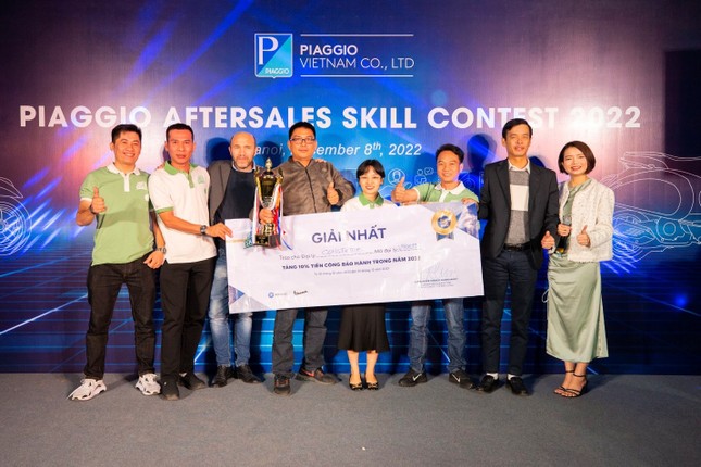 Piaggio Việt Nam vinh danh chuyên môn xuất sắc của đại lý toàn quốc qua hội thi kỹ năng dịch vụ 2022 ảnh 2