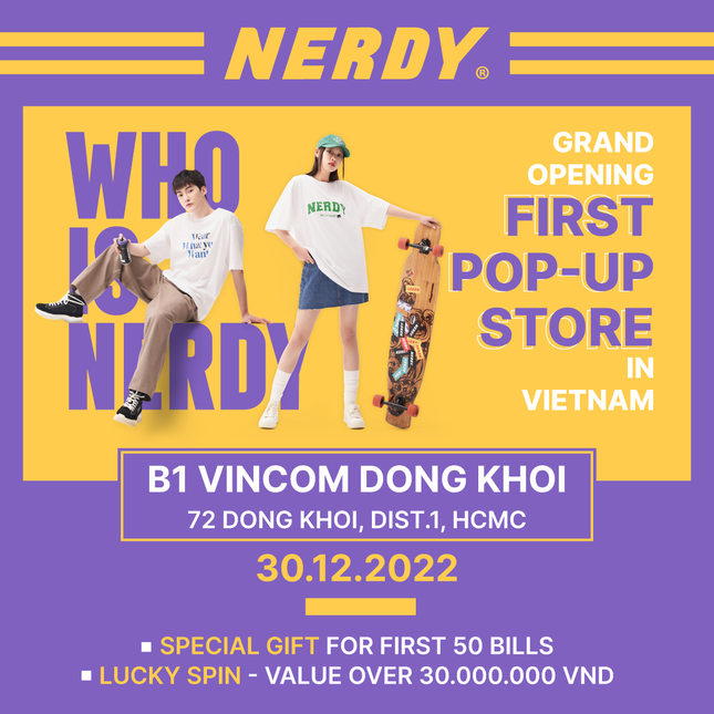 Thương hiệu thời trang Hàn Quốc Nerdy khai trương pop-up store đầu tiên tại Việt Nam ảnh 1