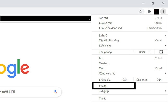 Cách xóa Cookie trên Google Chrome ảnh 1