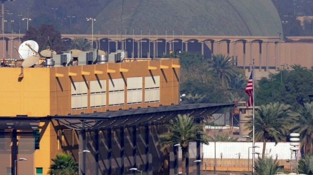 Căn cứ quân sự Mỹ tại Iraq bị tấn công bằng tên lửa ảnh 1