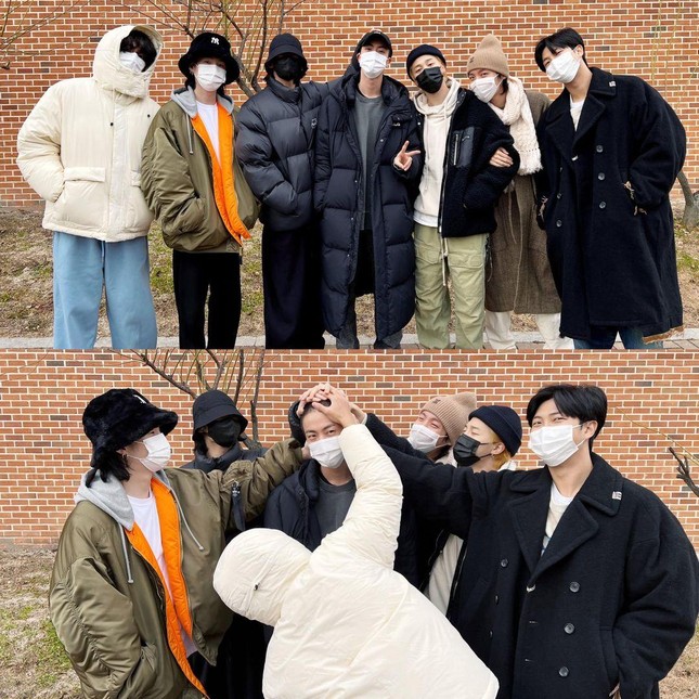 BTS thay nhau xoa "đầu trứng cút" tiễn Jin nhập ngũ, ARMY đồng lòng giữ lời hứa với thần tượng ảnh 1
