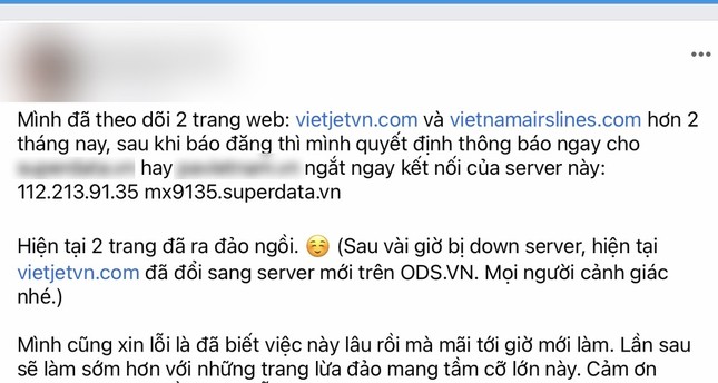 Hiếu PC “đánh sập” 2 website mạo danh hãng hàng không, nhận về cú “phản dame” cực gắt ảnh 1