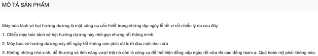 Hí hửng lên mạng mua máy bóc vỏ hạt hướng dương tự động, liệu có “thần thánh” như quảng cáo? ảnh 4