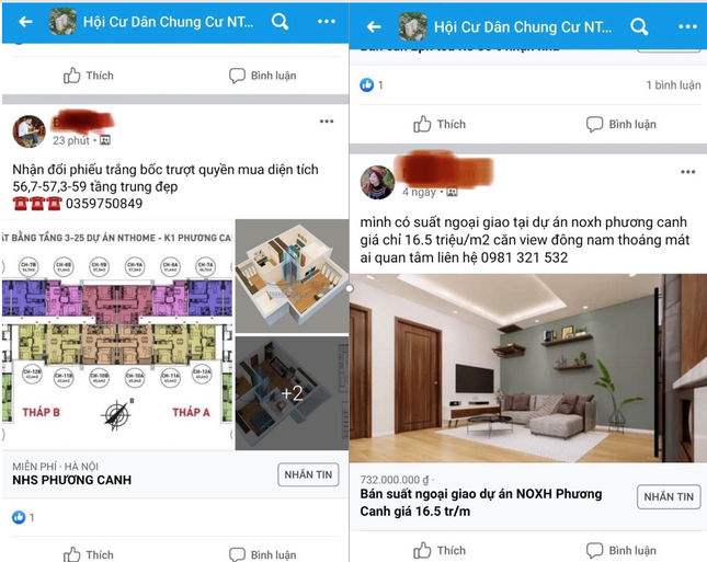 Rầm rộ rao bán quyền được mua căn hộ NƠXH ở Hà Nội ảnh 2