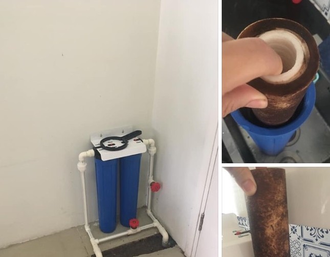 Nước sinh hoạt ở chung cư Hà Nội đen kịt, có côn trùng ảnh 2
