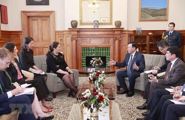 Chủ tịch Quốc hội Vương Đình Huệ hội kiến Toàn quyền New Zealand ảnh 6