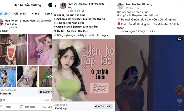 Bẫy tình rình rập từ những quảng cáo hội nhóm hẹn hò, mại dâm trá hình trên mạng xã hội ảnh 5